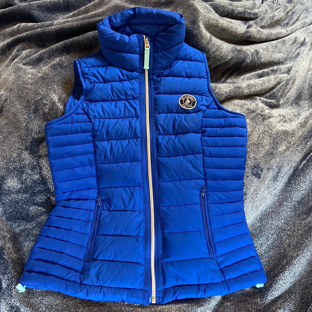 Abercrombie & Fitch, small, blue vest